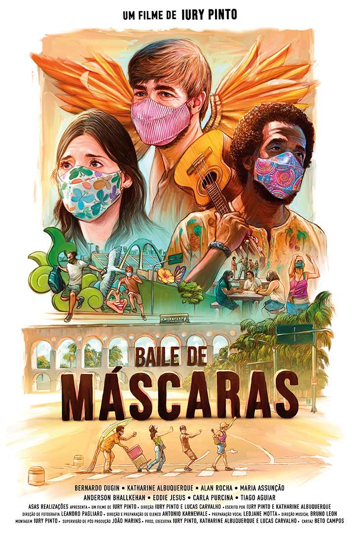 Cartaz do filme Baile de Máscaras, dirigido e produzido por Iury Pinto.